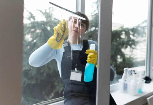 Nettoyage de vitres intérieures et extérieures à Coudes